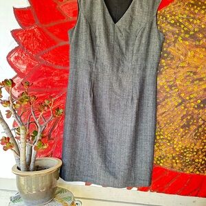 Classic Gray Sheath Dress - Women 16